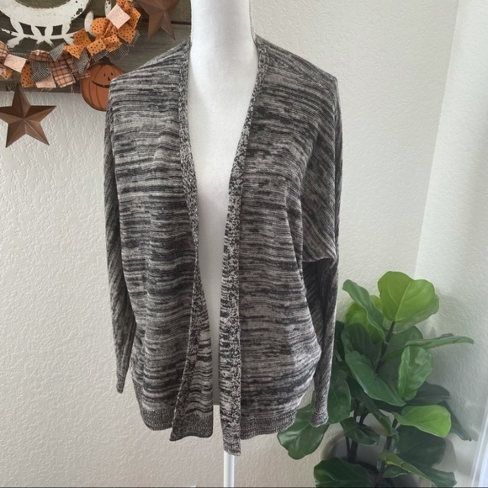 Eileen fisher organic linen marled cardigan M NWT